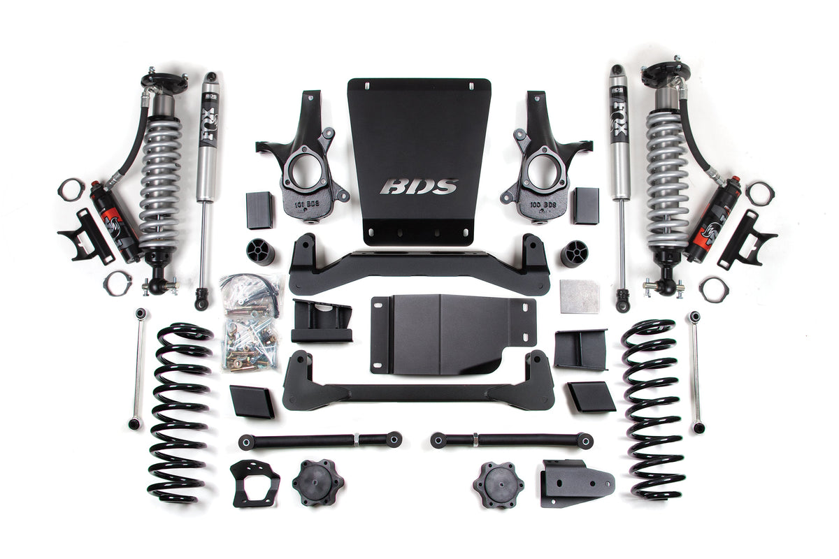 BDS Suspension 6 Inch Lift Kit FOX 2.5 Performance Elite Coil-Over 07-14 Avalanche, Surburban, Tahoe, Yukon 1500 4WD (BDS178PSS)