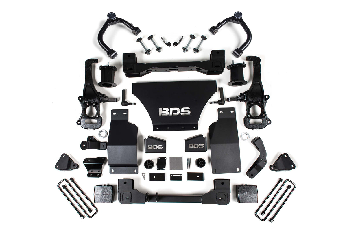 BDS Suspension 4 Inch Lift Kit Chevy Silverado 1500 ZR2 & GMC Sierra 1500 AT4X 22-23 NX2 Nitro (BDS1835H)