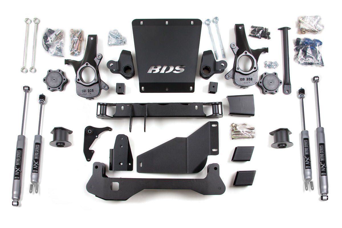 BDS Suspension 4 Inch Lift Kit Chevy/GMC Avalanche Surburban Tahoe or Yukon 1500 00-06 4WD Fox 2.0 Performance (BDS191FS)