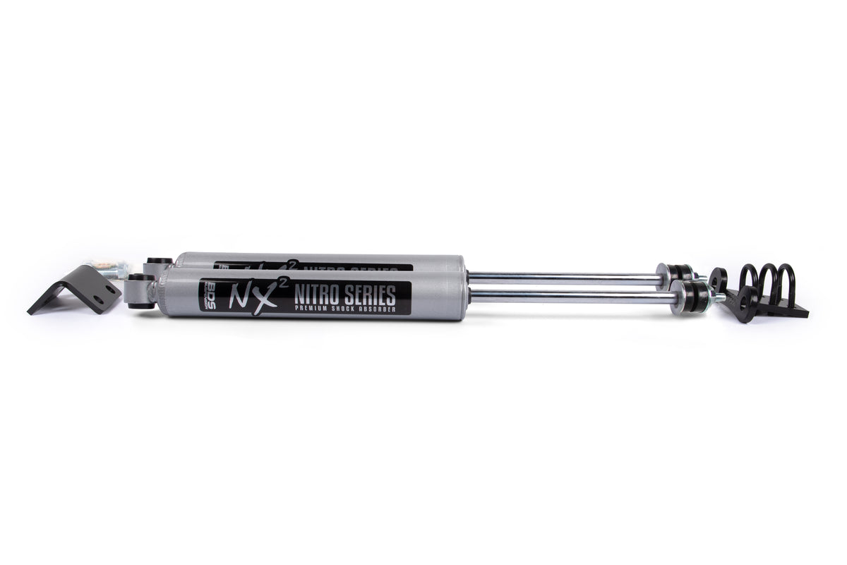 BDS Suspension Dual Steering Stabilizer Kit w/ NX2 Shocks Silverado/Sierra 1500/2500 88-98 4WD (BDS2008DH)