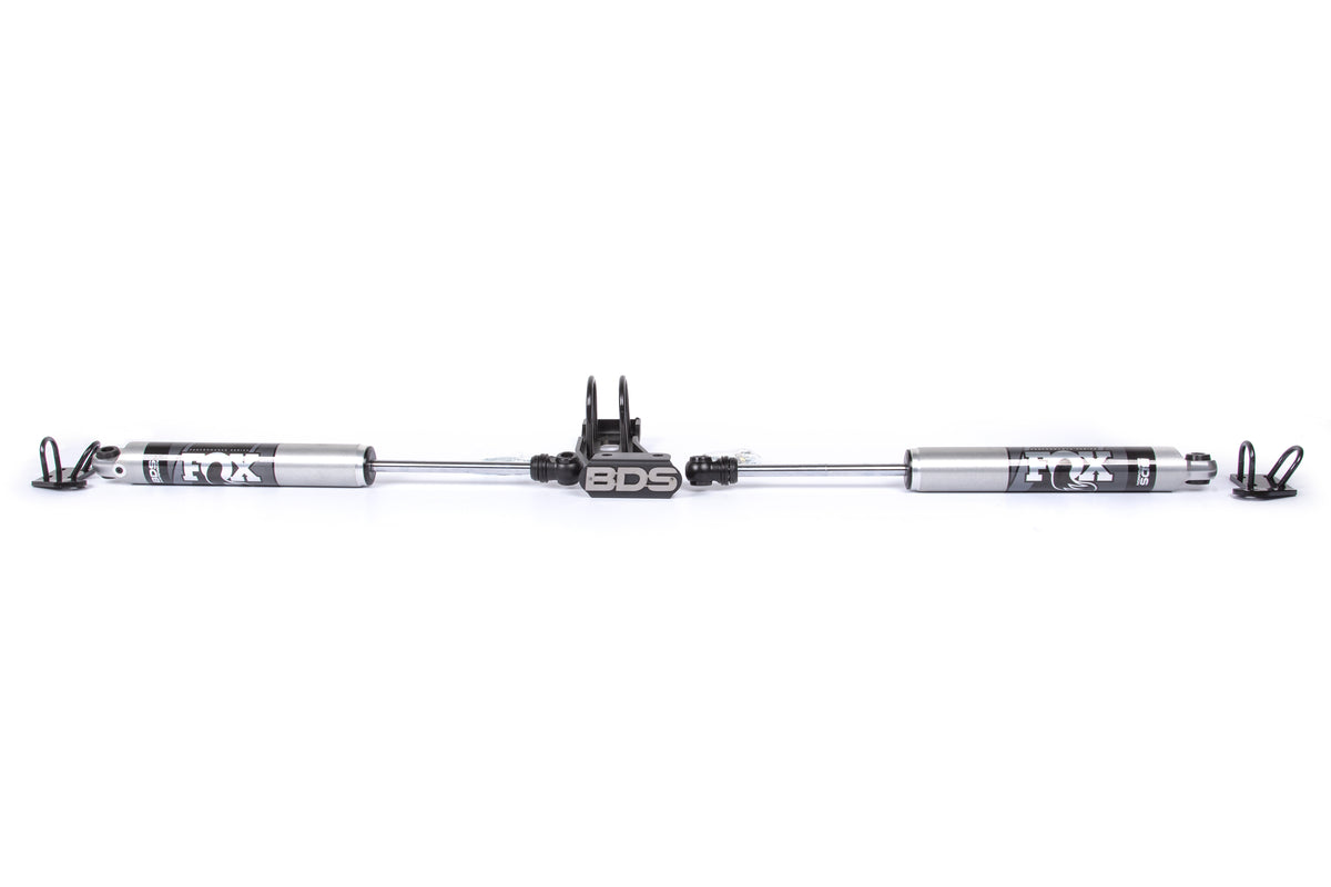 BDS Suspension Dual Steering Stabilizer Kit w/ FOX 2.0 Performance Shocks Chevy/GMC Truck 73-87 and SUV 73-91 4WD (BDS2009DF)