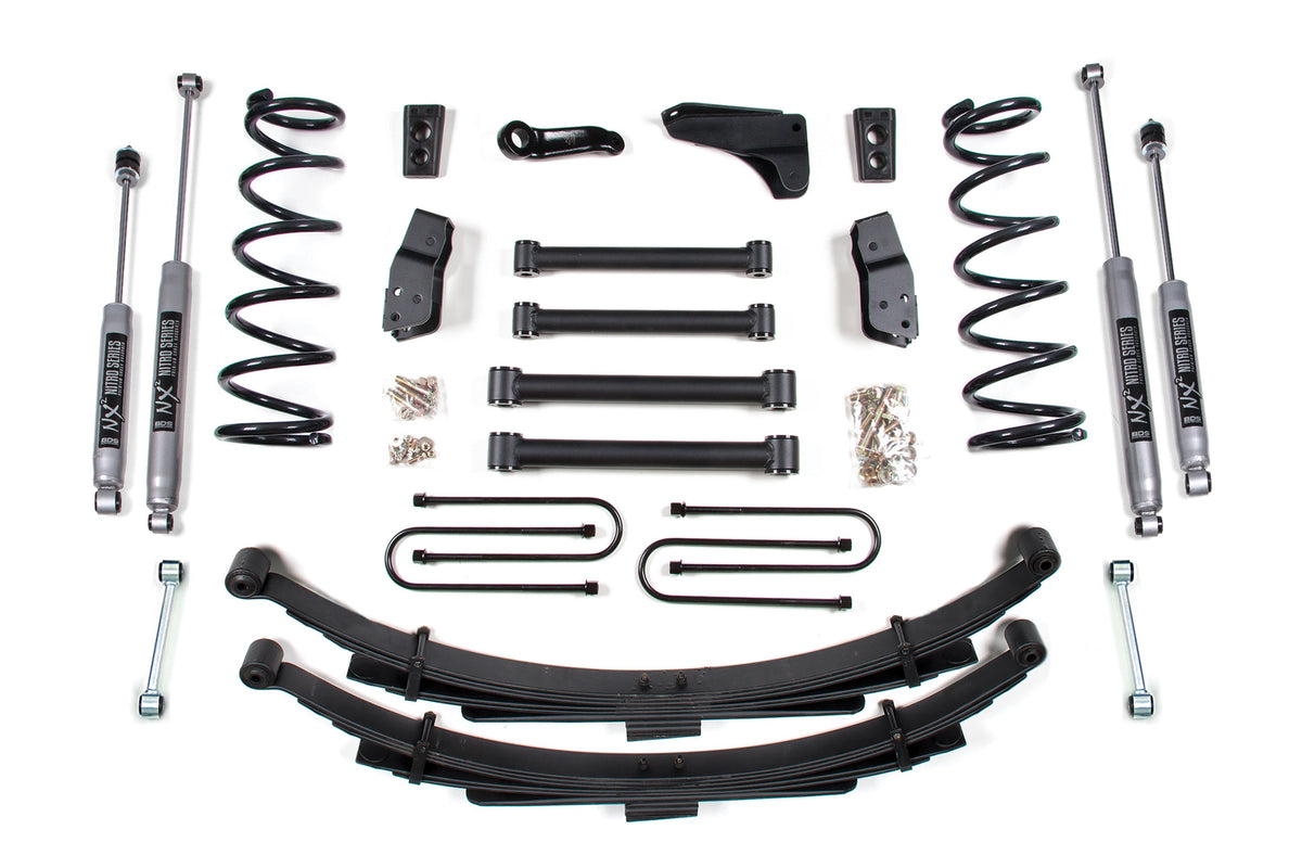 BDS Suspension 08 Dodge Power Wagon 4 Inch Lift Kit Block w/4 Inch Axle - Fox 2.0 IFP Performance Series Shocks BDS Suspension (BDS297FS)