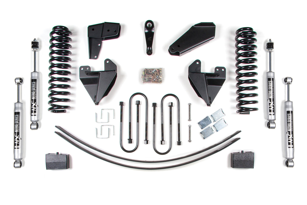 BDS Suspension 6 Inch Lift Kit Ford F100/F150 80-96 2WD Extended Cab NX2 Nitro (BDS382H)