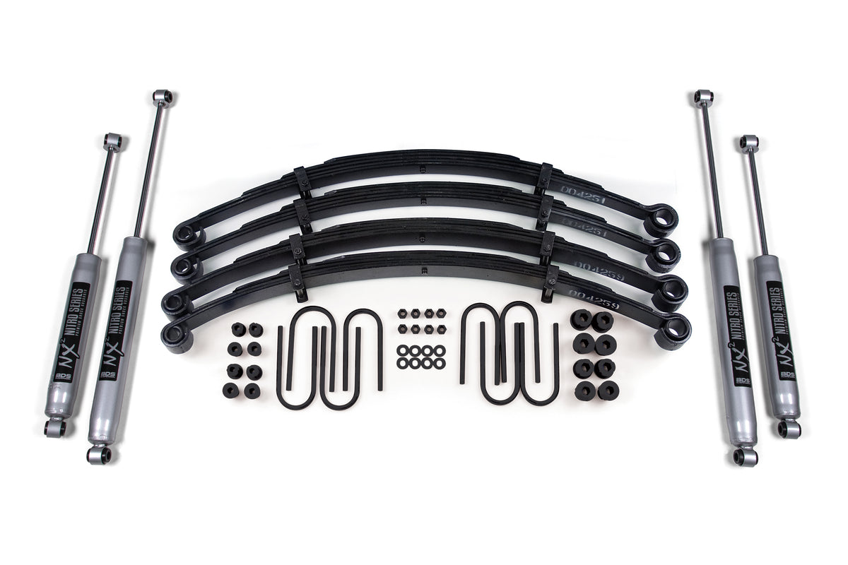 BDS Suspension 2.5 Inch Lift Kit Jeep CJ5/CJ7 82-86 Fox 2.0 Performance Shocks (BDS405FS)