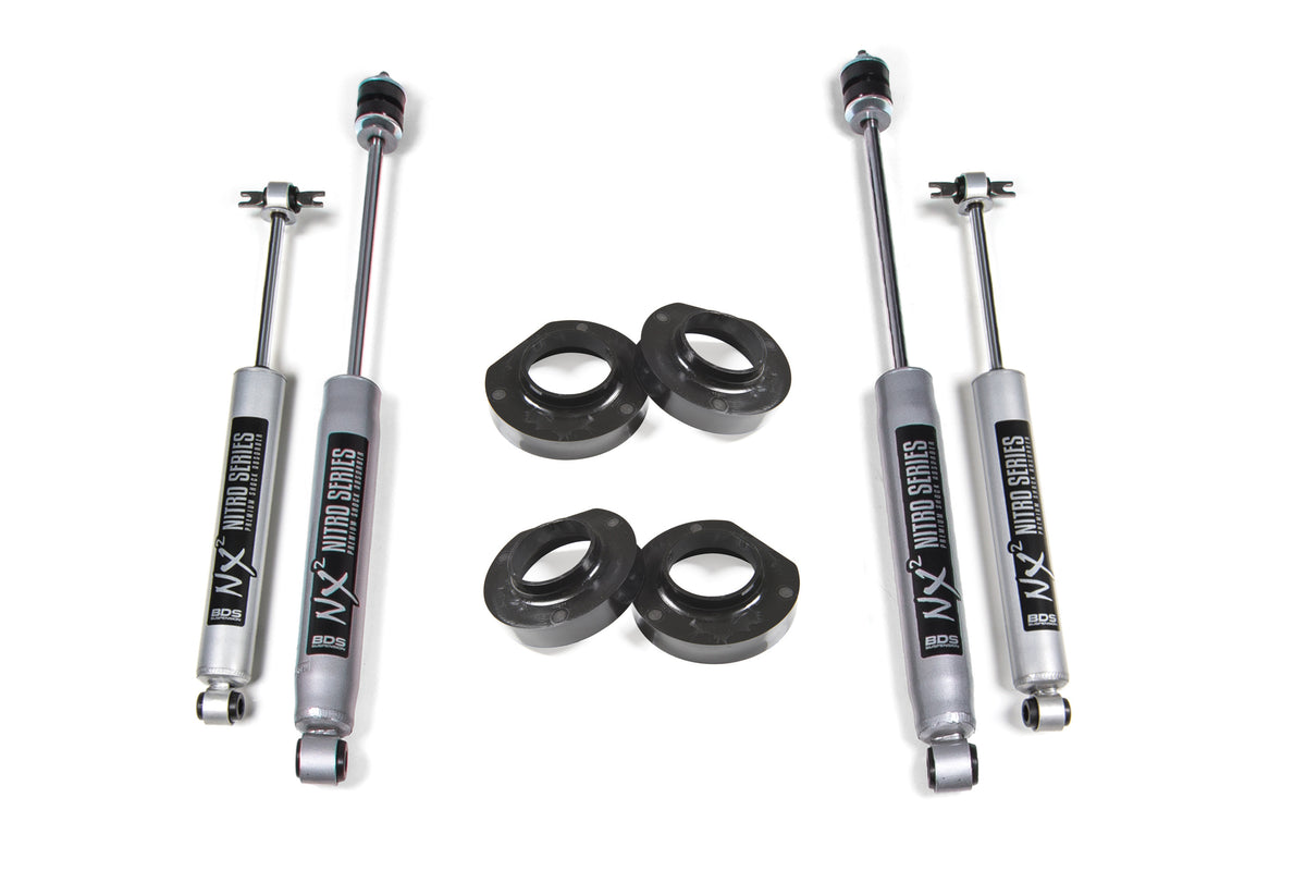 BDS Suspension 0.75 Inch Lift Kit Jeep Wrangler TJ/LJ 97-06 With NX2 Shocks (BDS415H)
