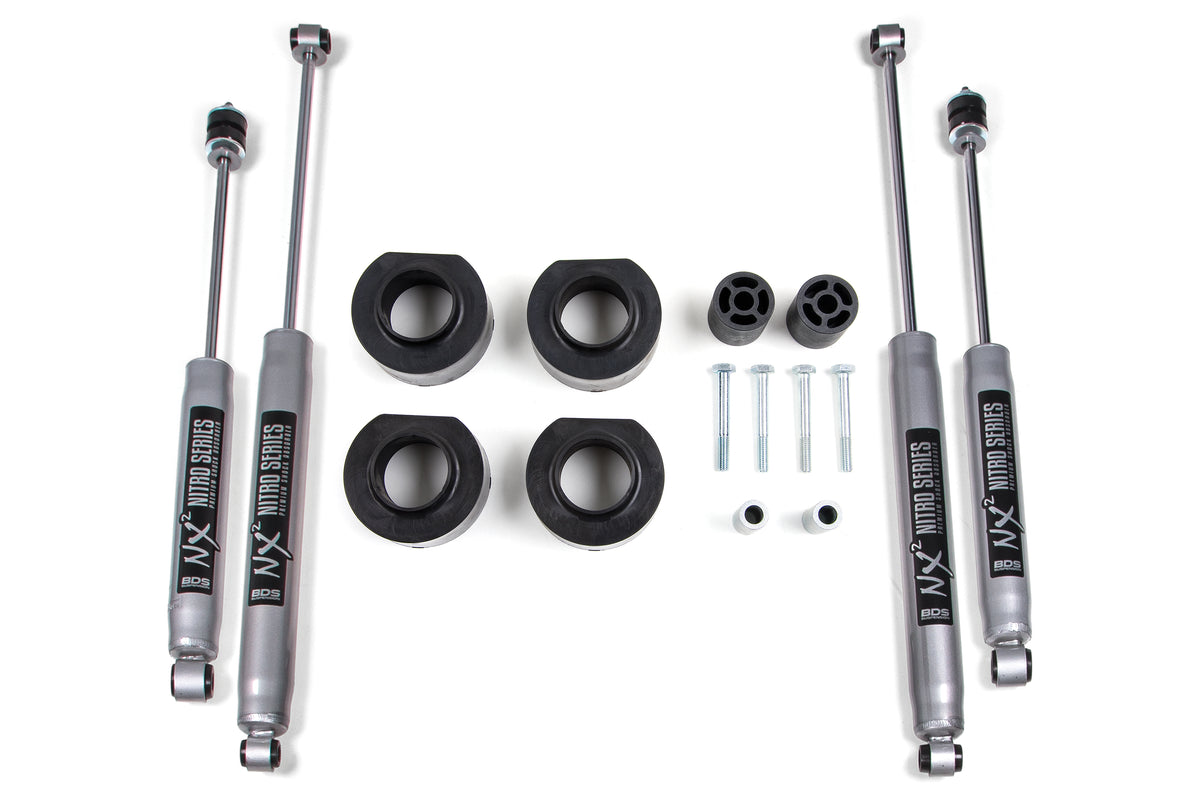 BDS Suspension 1.75 Inch Lift Kit Jeep Grand Cherokee ZJ 93-98 With Fox 2.0 Performance Shocks (BDS444FS)