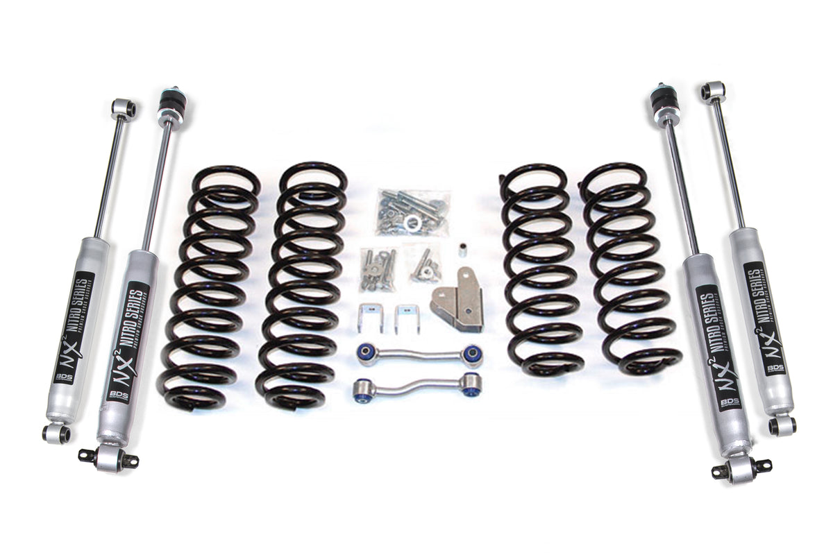 BDS Suspension 3 Inch Lift Kit Jeep Grand Cherokee ZJ 93-98 NX2 Nitro Shocks (BDS446H)
