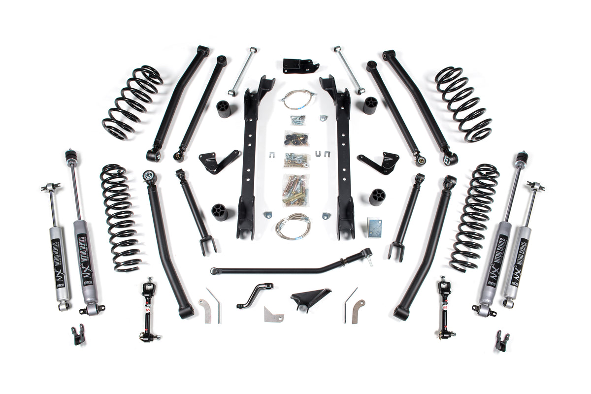 BDS Suspension 4.5 Inch Lift Kit Long Arm Conversion Jeep Wrangler TJ 97-06 NX2 Nitro (BDS477H)