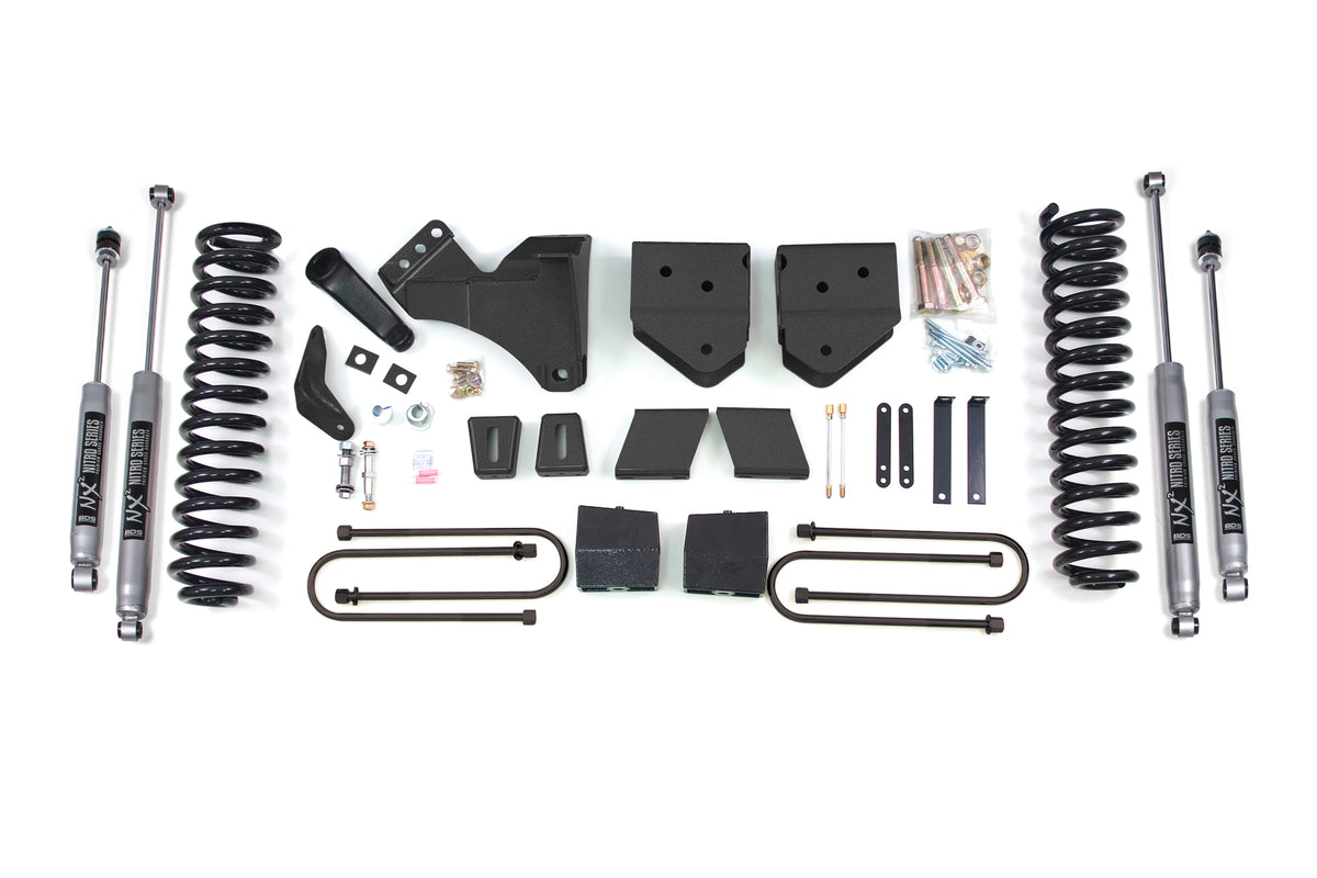 BDS Suspension 6 Inch Lift Kit Ford F250/F350 Super Duty 08-10 4WD Gas Leaf Springs Fox 2.0 Performance (BDS550FS)