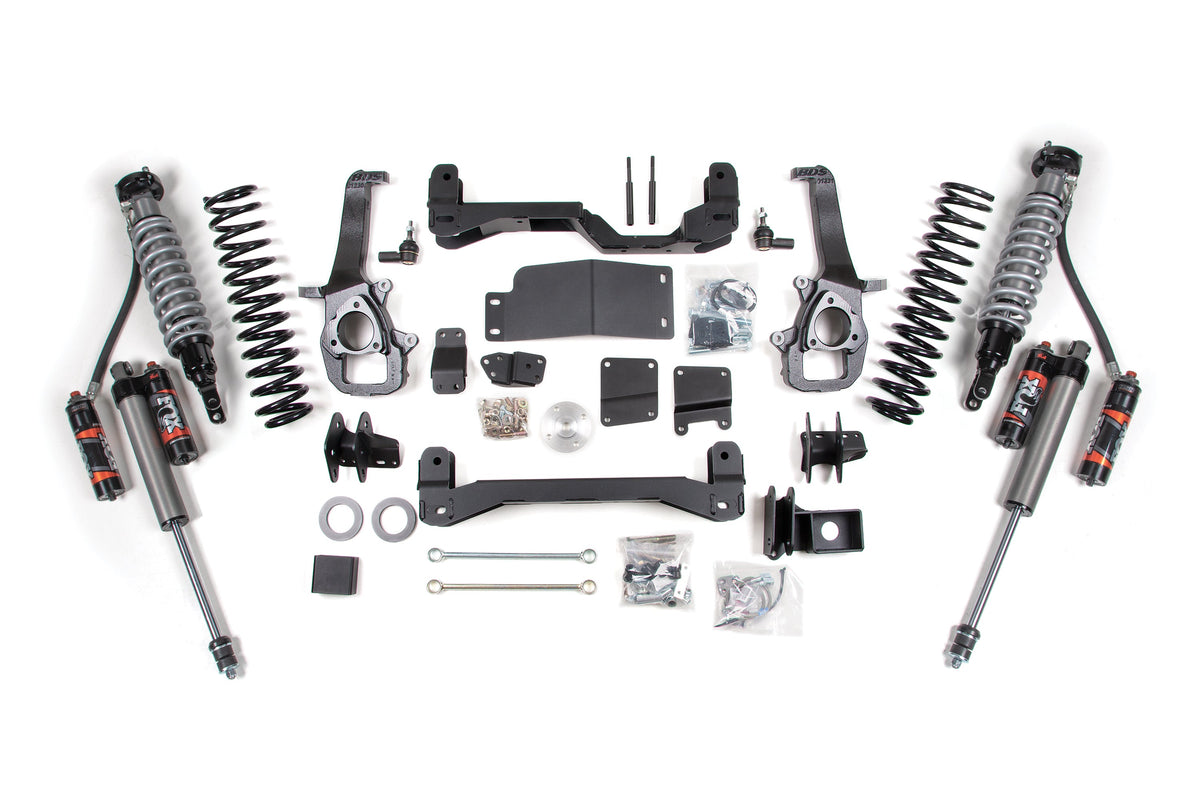 BDS Suspension 09-11 Ram 1500 6 Inch Suspension Lift Kit, 5 Inch Rear Lift, Coil Spring - Fox 2.5 Performance Elite Series C/O, Fox 2.0 IFP Performance Series Shocks BDS Suspension (BDS622PSS)