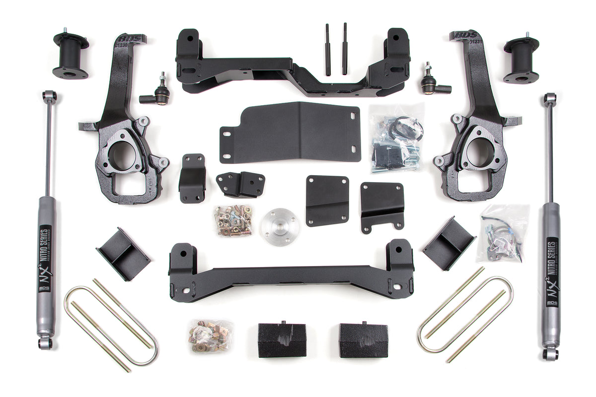 BDS Suspension 4 Inch Lift Kit Dodge Ram 1500 06-08 4WD Fox 2.0 Performance Shocks (BDS625FS)