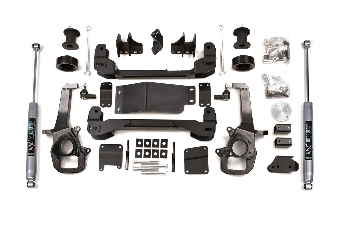 BDS Suspension 4 Inch Lift Kit Ram 1500 13-18 4WD 2 Inch Coil Spacers Fox 2.0 Performance (BDS670FS)
