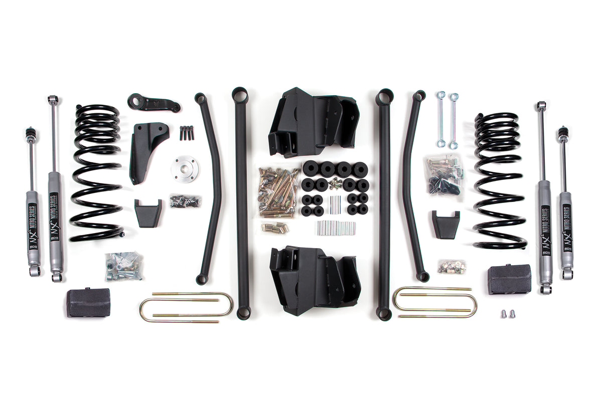 BDS Suspension 8 Inch Leaf Spring Lift Kit Long Arm Dodge Ram 2500 09-13 4WD Diesel Fox 2.0 Performance Shocks (BDS675FS)