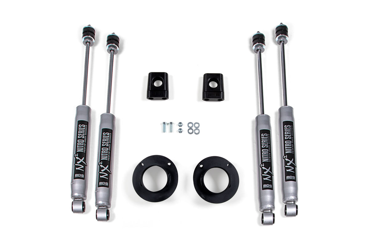 BDS Suspension 2 Inch Leveling Kit Ram 2500 14-24 4WD Fox 2.0 Performance Shocks (BDS695FS)