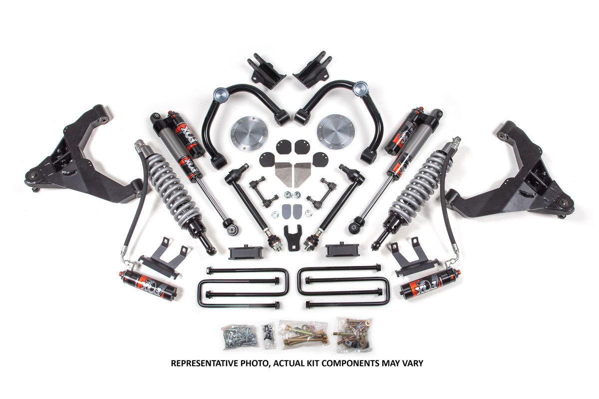 BDS Suspension 11-19 Chevrolet Silverado 2500HD/3500HD - GMC Sierra 2500HD/3500HD 4WD (Diesel) 3 Inch Coilover Conversion Kit, 2 Inch Rear Lift, Block w/o Overload - Fox 2.5 Performance Elite Series C/O, Fox 2.5 Performance Elite Series Shocks (BDS724PES)