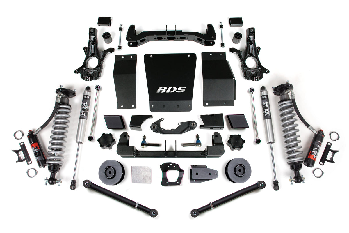 BDS Suspension 4 Inch Lift Kit FOX 2.5 Performance Elite Coil-Over Aluminum/Stamped Steel 15-19 Suburban, Tahoe, Yukon/XL 1500 4WD (BDS734PSS)