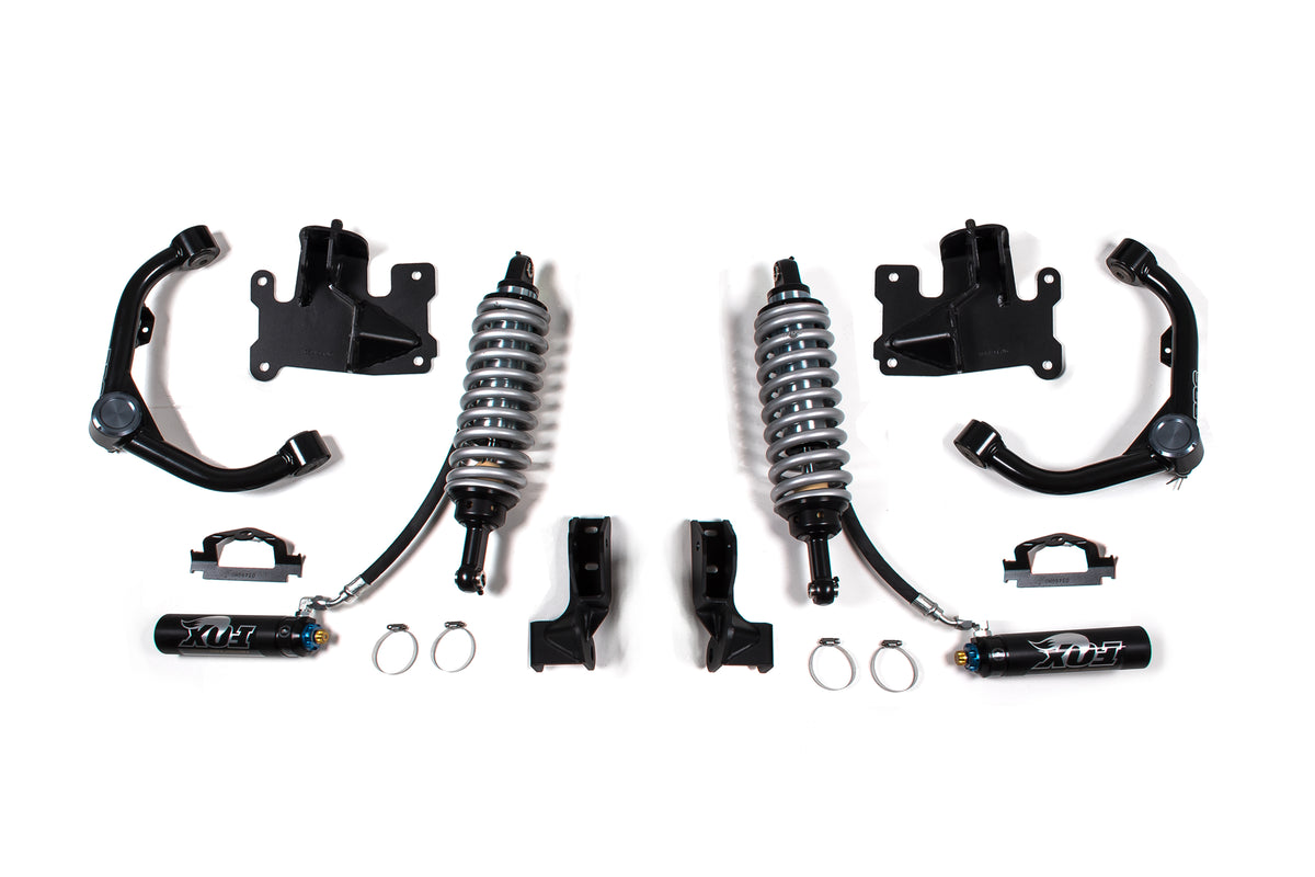 BDS Suspension FOX 2.5 Coil-Over Conversion Upgrade 6.5 Inch Lift Factory Series Silverado/Sierra 2500HD/3500HD 01-10 4WD Fox 2.5 Performance Shocks Diesel Fox 2.5 Performance Shocks (BDS741FDSC)