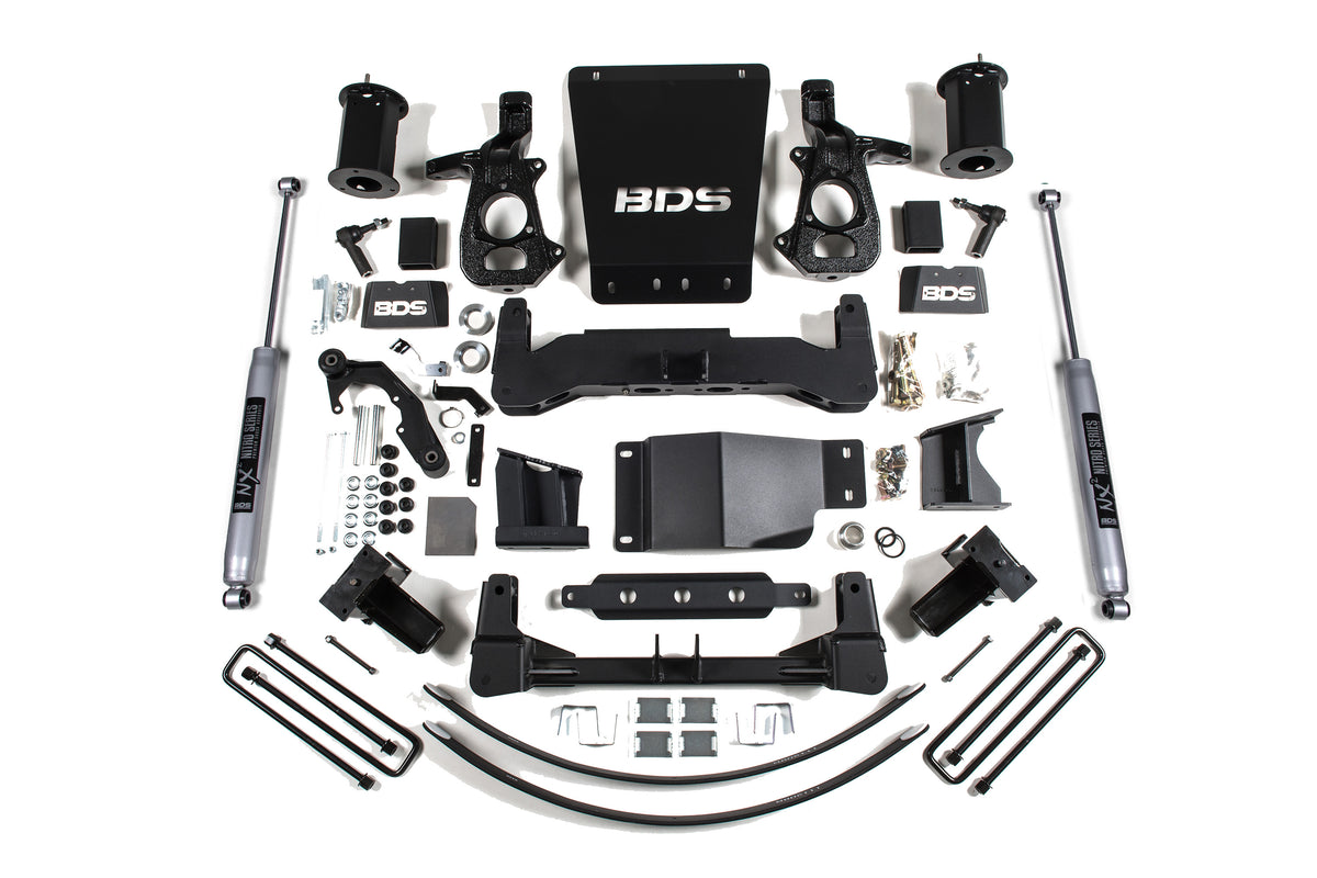 BDS Suspension 8 Inch Lift Kit Silverado/Sierra 1500 14-18 4WD Cast Steel NX2 Nitro (BDS744H)
