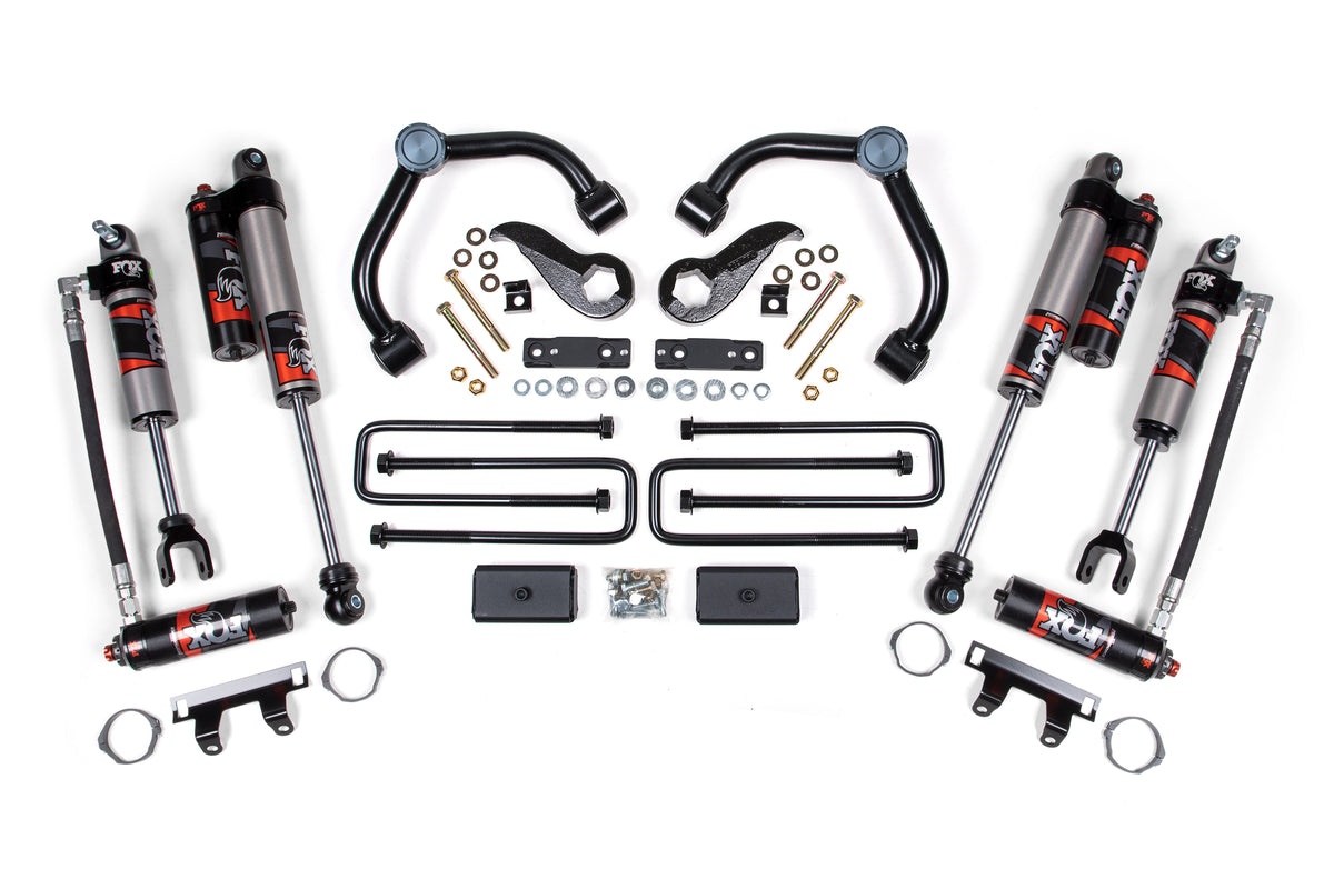 BDS Suspension 3 Inch Lift Kit FOX Performance Elite Silverado/Sierra 2500HD/3500HD 20-24 3 Inch Block without Overload (BDS760FPE)