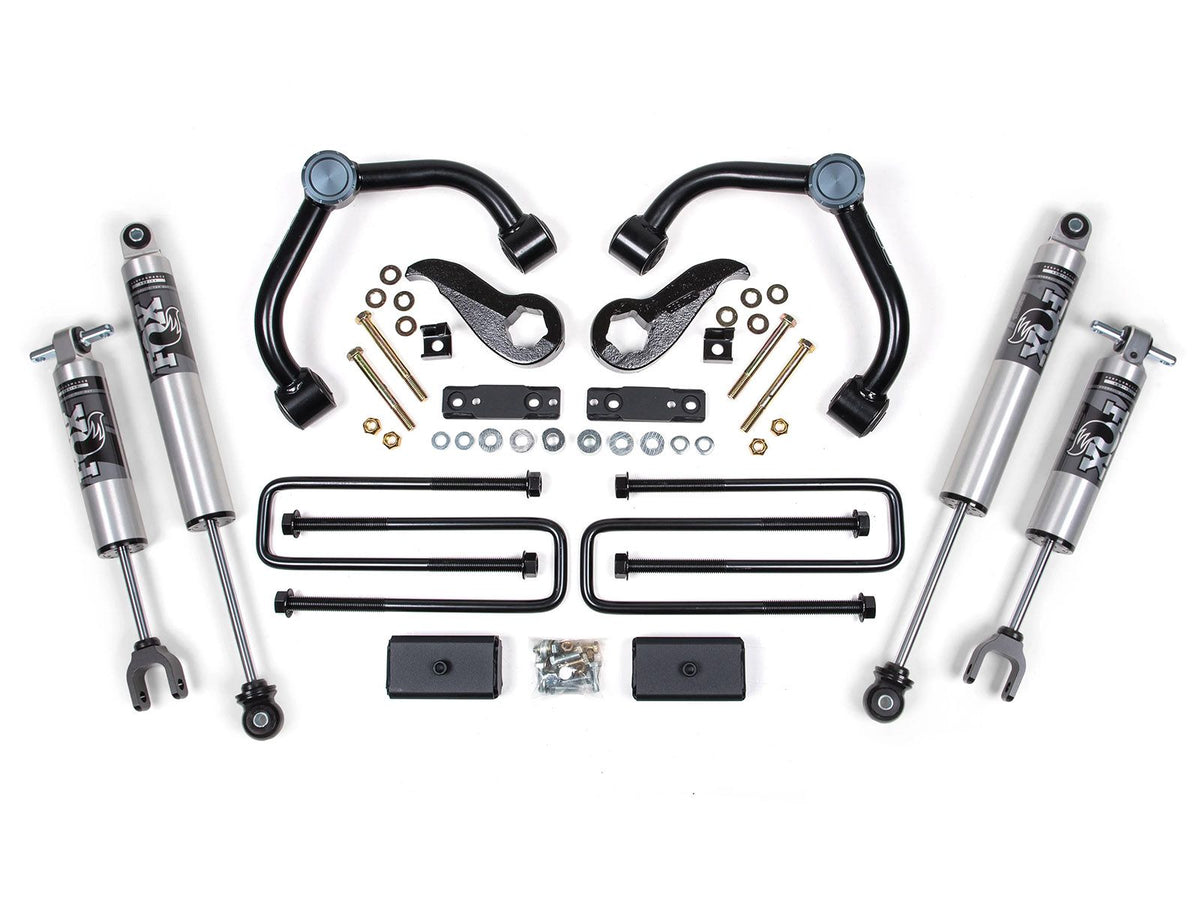BDS Suspension 20-24 Chevrolet Silverado/GMC Sierra 2500/3500 HD 3 Inch Suspension Lift Kit w/ overloads - Fox 2.5 Performance Series BDS Suspension (BDS761FPS)