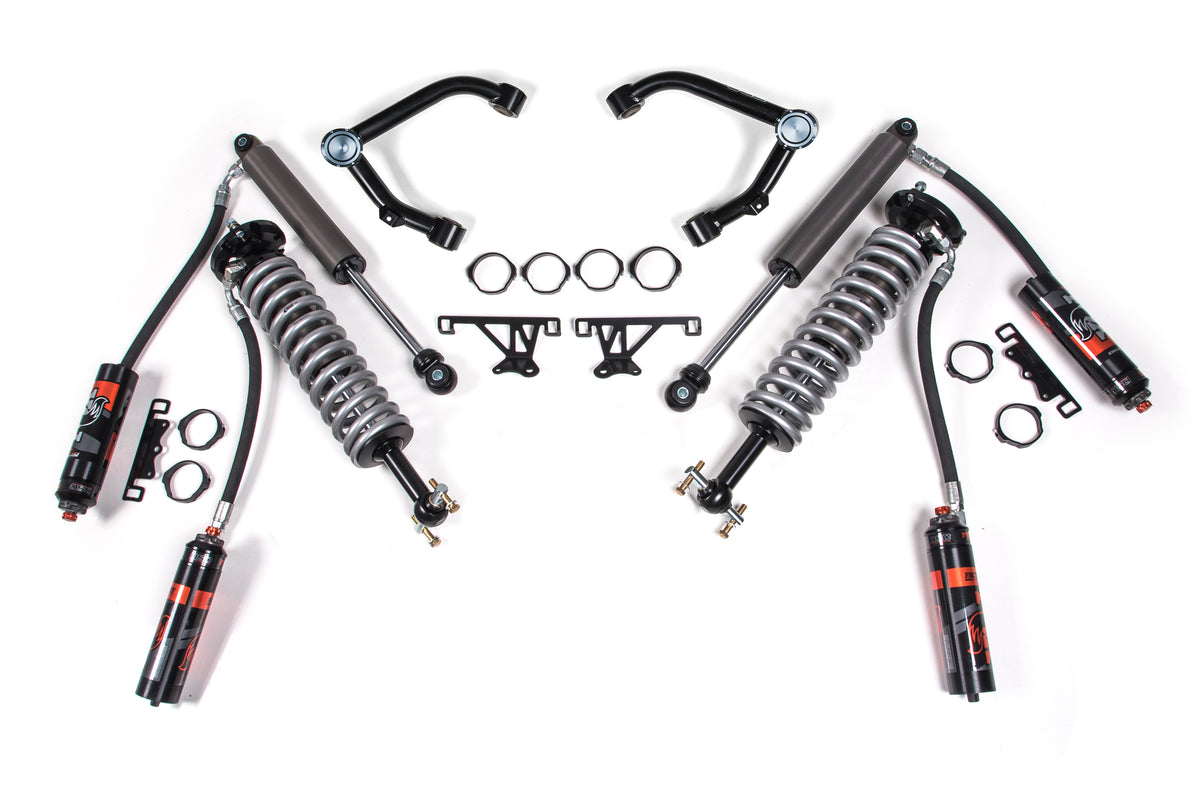 BDS Suspension 2 Inch Lift Kit FOX 2.5 Coil-Over Silverado/Sierra 1500 07-18 4WD Aluminum/Stamped SteelFox 2.5 Performance Shocks (BDS769FDSC)