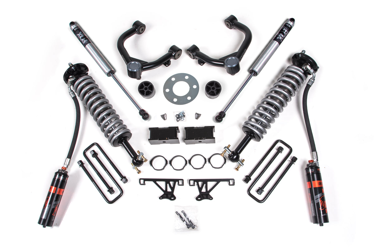 BDS Suspension 1.5 Inch Lift Kit FOX 2.5 Performance Elite Coil-Over Chevy Trail Boss or GMC AT4 1500 19-24 4WD With Fox 2.0 Performance Shocks (BDS773FDSC)
