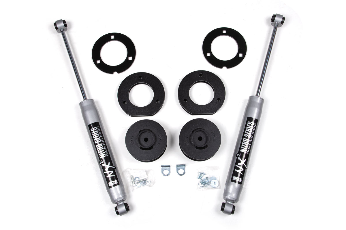 BDS Suspension 2 Inch Lift Kit Chevy/GMC Avalanche Suburban Tahoe Yukon/XL 1500 07-19 4WD Fox 2.0 Performance Shocks (BDS791FS)