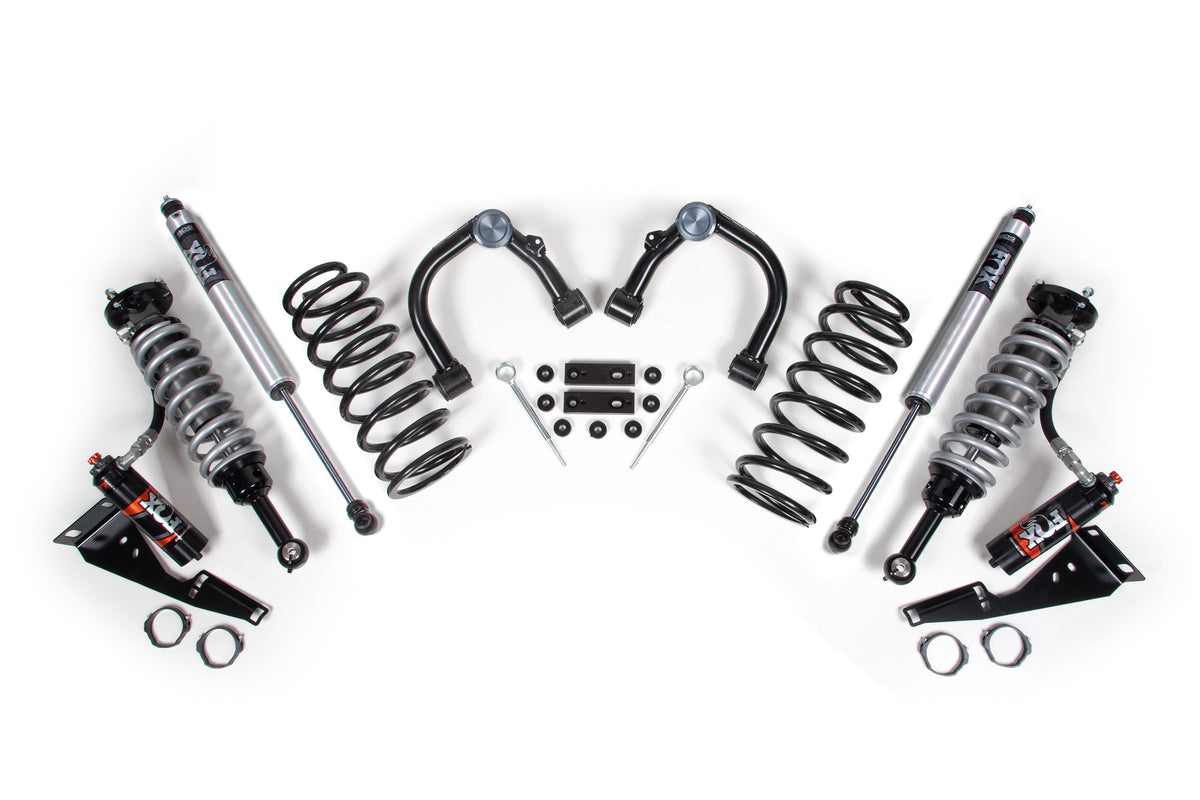 BDS Suspension 10-23 Toyota 4 Runner 4WD 3 Inch Suspension Lift Kit, 1.5 Inch Rear, Spring - FOX 2.5 Performance Elite Series C/O Front, FOX 2.5 Performance Elite Series Rear BDS Suspension (BDS841FPE)