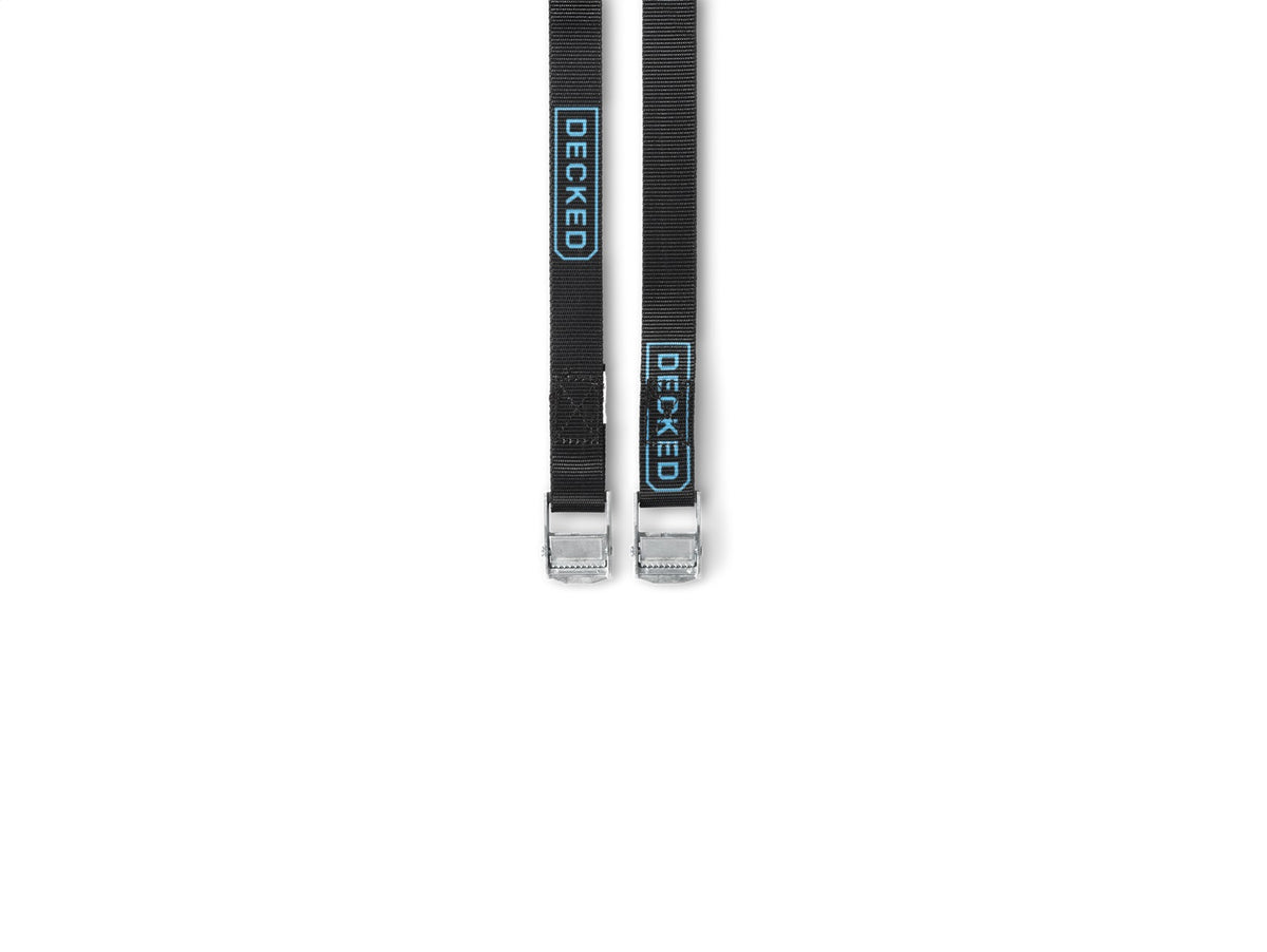 DECKED Cam Straps - Standard rafting straps with DECKED logo