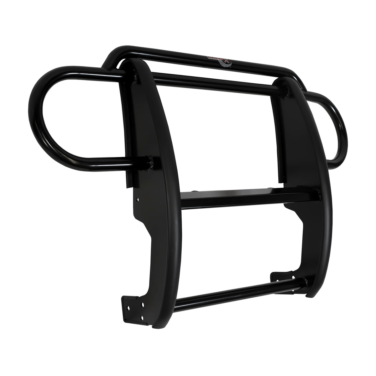 TrailFX Grille Guard For Jeep Wrangler, Jeep Wrangler JK - Powder Coated Gloss Black Steel With Brush Guard Without (E0004B)