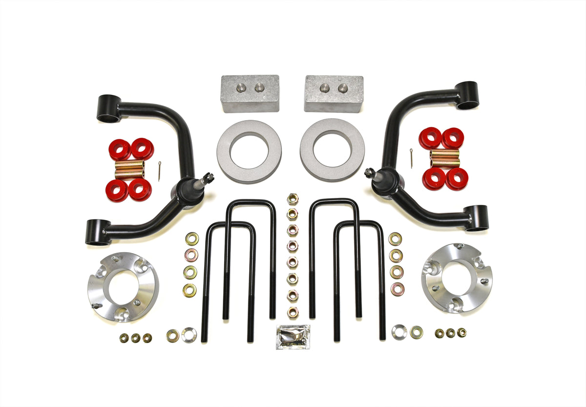 TrailFX Suspension Lift Kit For Ford F-150 - 3-1/2 In Front Lift 2-1/2 In Rear Lift W/O Shock Absorbers (F35SL1)