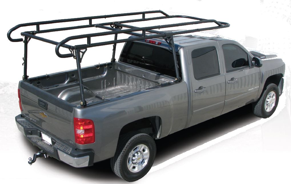 TrailFX Ladder Rack - 1500 Pound Capacity Multi-Fit Powder Coated Black Steel (FCLR001B)