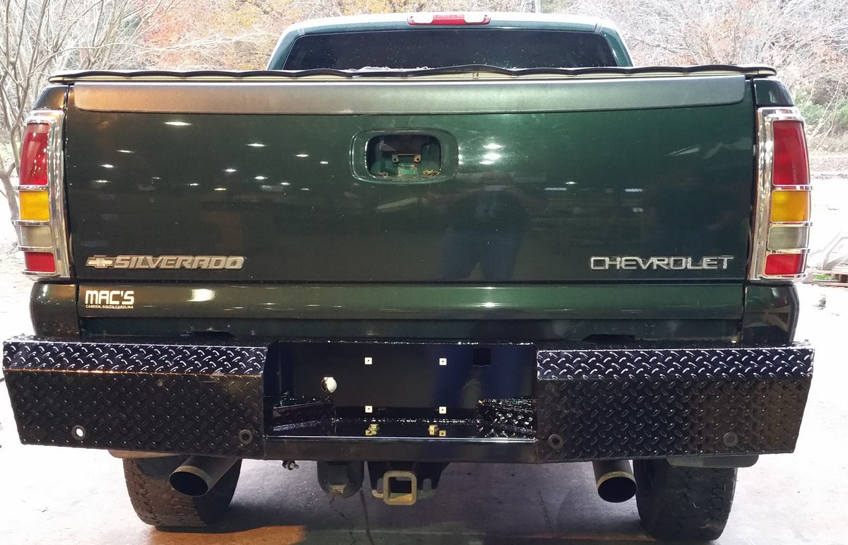 TrailFX Bumper For Chevrolet, GMC Trucks - One Piece Design Direct Fit Mounting Hardware Included (FX1003)