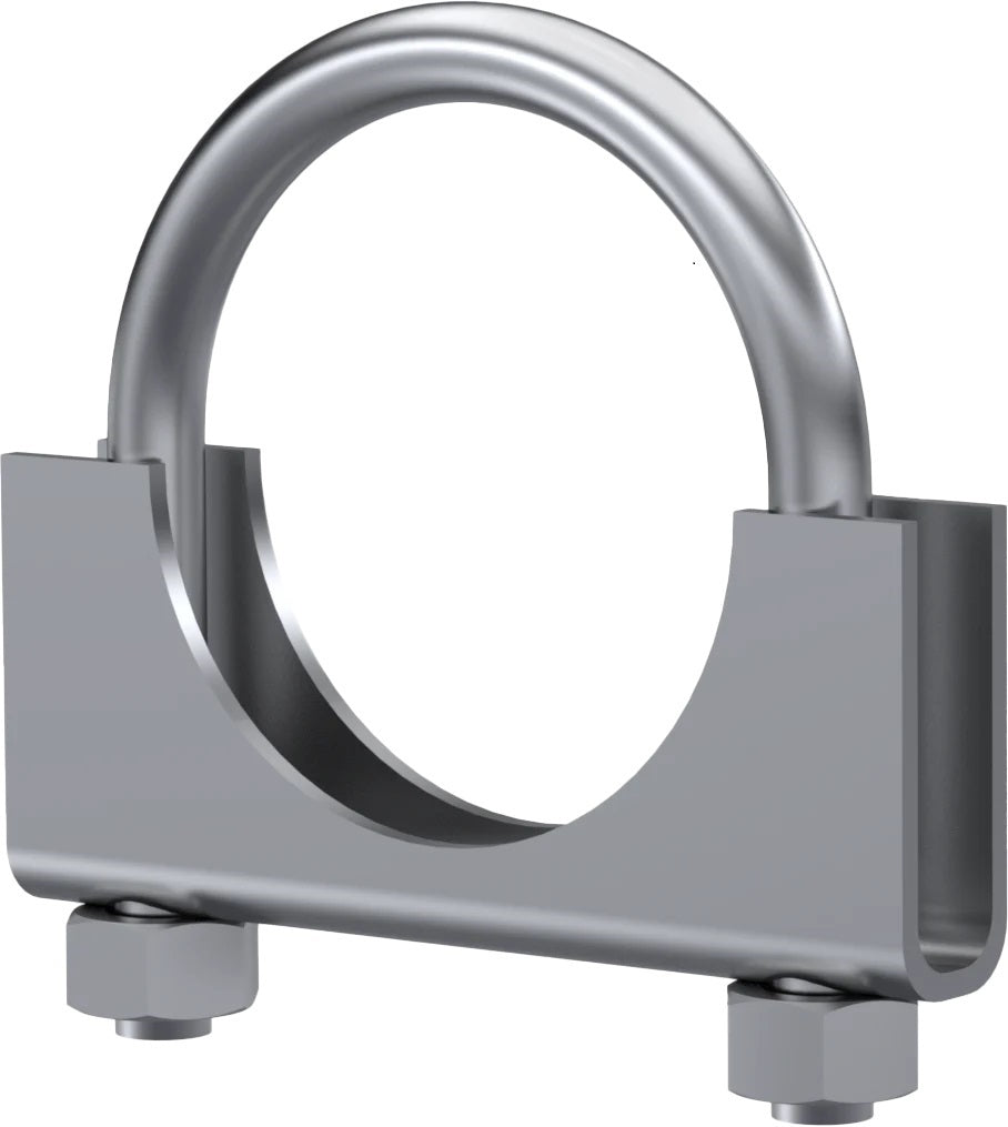 MBRP Exhaust Clamp 3.5 Inch Saddle Clamp Mild Steel