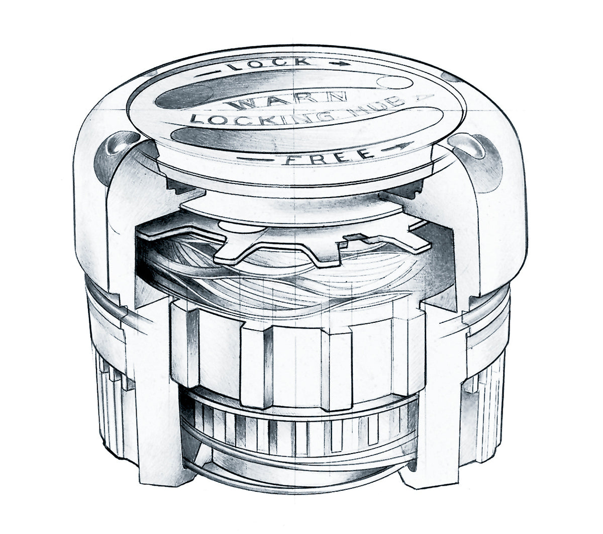 WARN Locking Hubs for D60 35-Spline (Internal Mount)