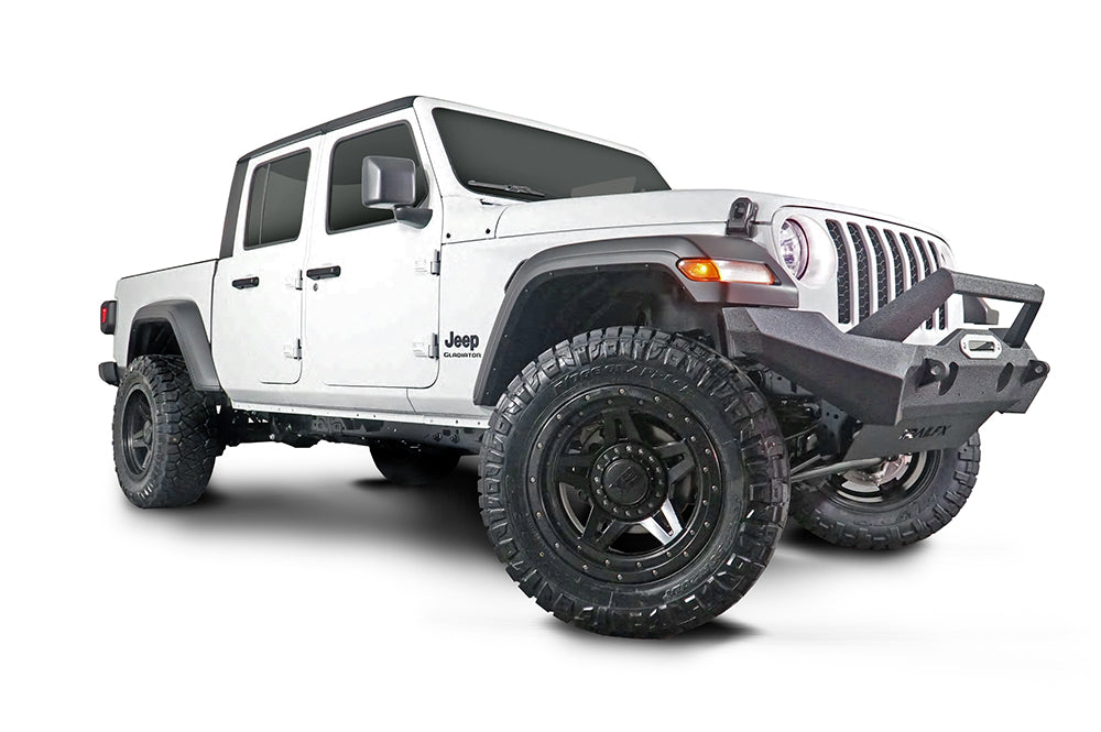 TrailFX Bumper For Jeep Gladiator, Jeep Wrangler - One Piece Design Full Width Direct-Fit Mntg Hardware (JL07T)