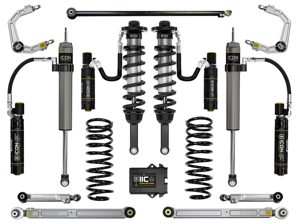 ICON 2010-2024 Toyota 4Runner 0-3.5in Lift Stage 9 Suspension System Billet UCA