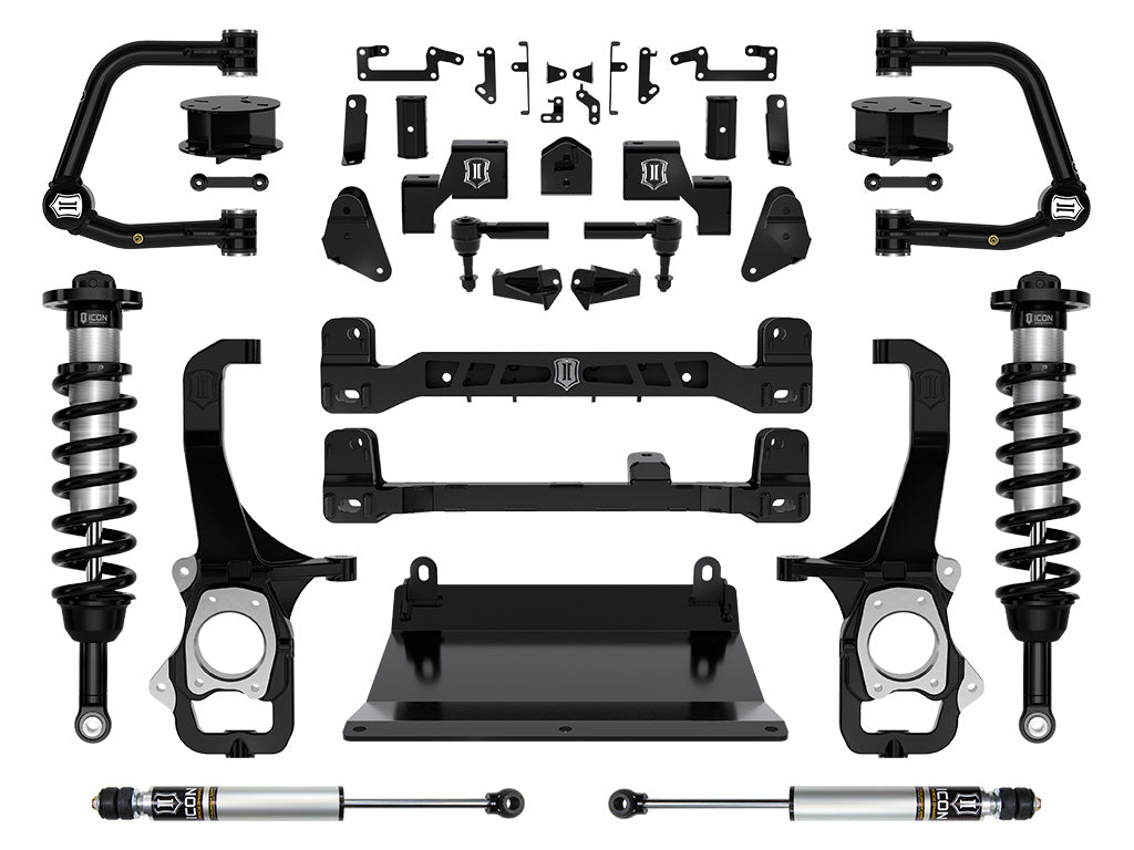 ICON 2022-2023 Toyota Tundra 6in Lift Stage 2 Suspension System With Tubular Upper Control Arms