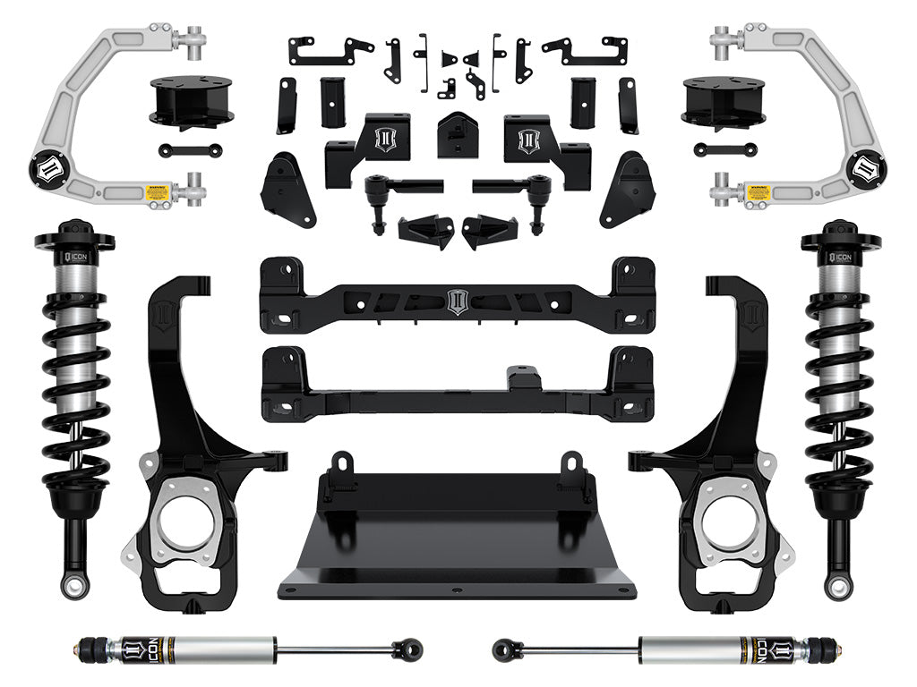 ICON 2022-2024 Toyota Tundra 6in Lift Stage 2 Suspension System Billet 2022-2024 Toyota Tundra 6in Lift Stage 1 Suspension System Billet