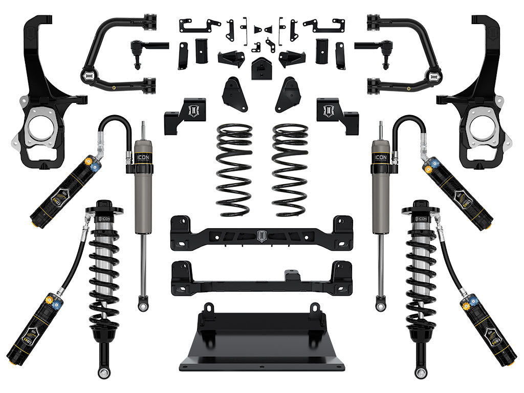 ICON 2022-2024 Toyota Tundra 6in Lift Stage 6 Suspension System Tubular CDXS