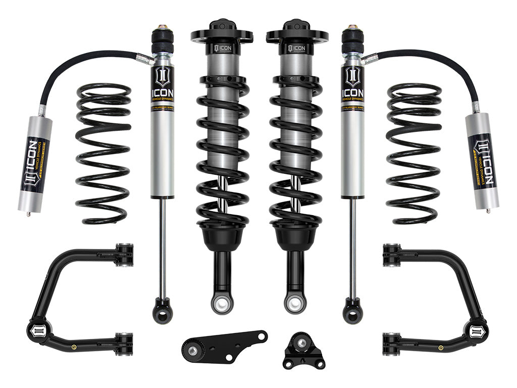 ICON 2024-2025 Toyota Tacoma 1.25-3in Lift Stage 3 Suspension System Tubular Overland Rear Springs