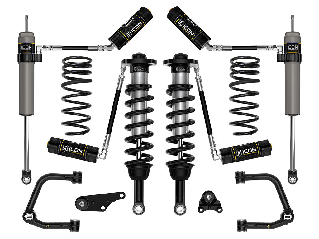 ICON 2024-2025 Toyota Tacoma 1.25-3in Lift Stage 4 Suspension System Tubular Overland Rear Springs