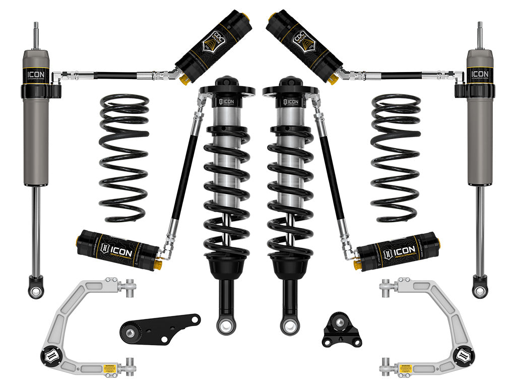 ICON 2024-2025 Toyota Tacoma 1.25-3in Lift Stage 5 Suspension System Billet Triple Rate Rear Springs
