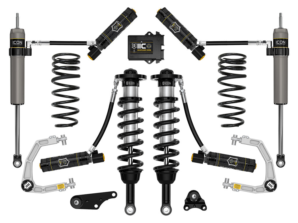ICON 2024-2025 Toyota Tacoma 1.25-3in Lift Stage 6 Suspension System Billet Triple Rate Rear Springs