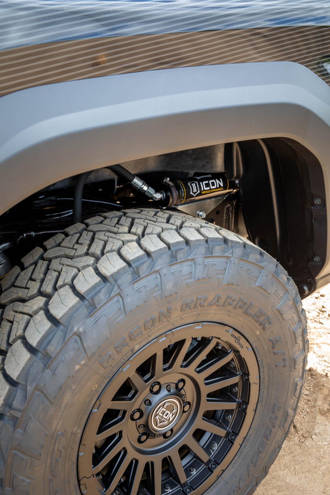 ICON 2024-2025 Toyota Tacoma 1.25-3in Lift Stage 7 Suspension System Billet Triple Rate Rear Springs