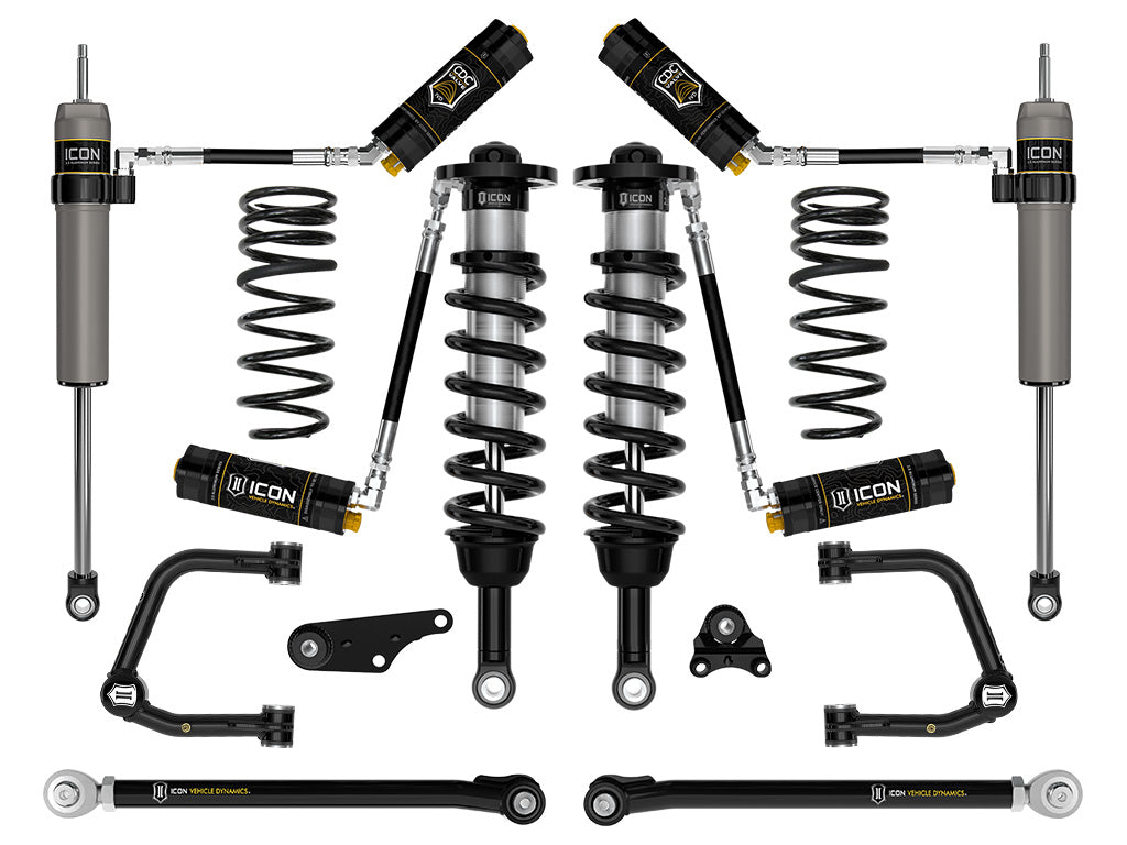 ICON 2024-2025 Toyota Tacoma 1.25-3in Lift Stage 8 Suspension System Tubular Overland Rear Springs