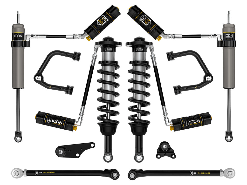 ICON 2024-2025 Toyota Tacoma 1.25-3in Lift Stage 8 Suspension System Tubular