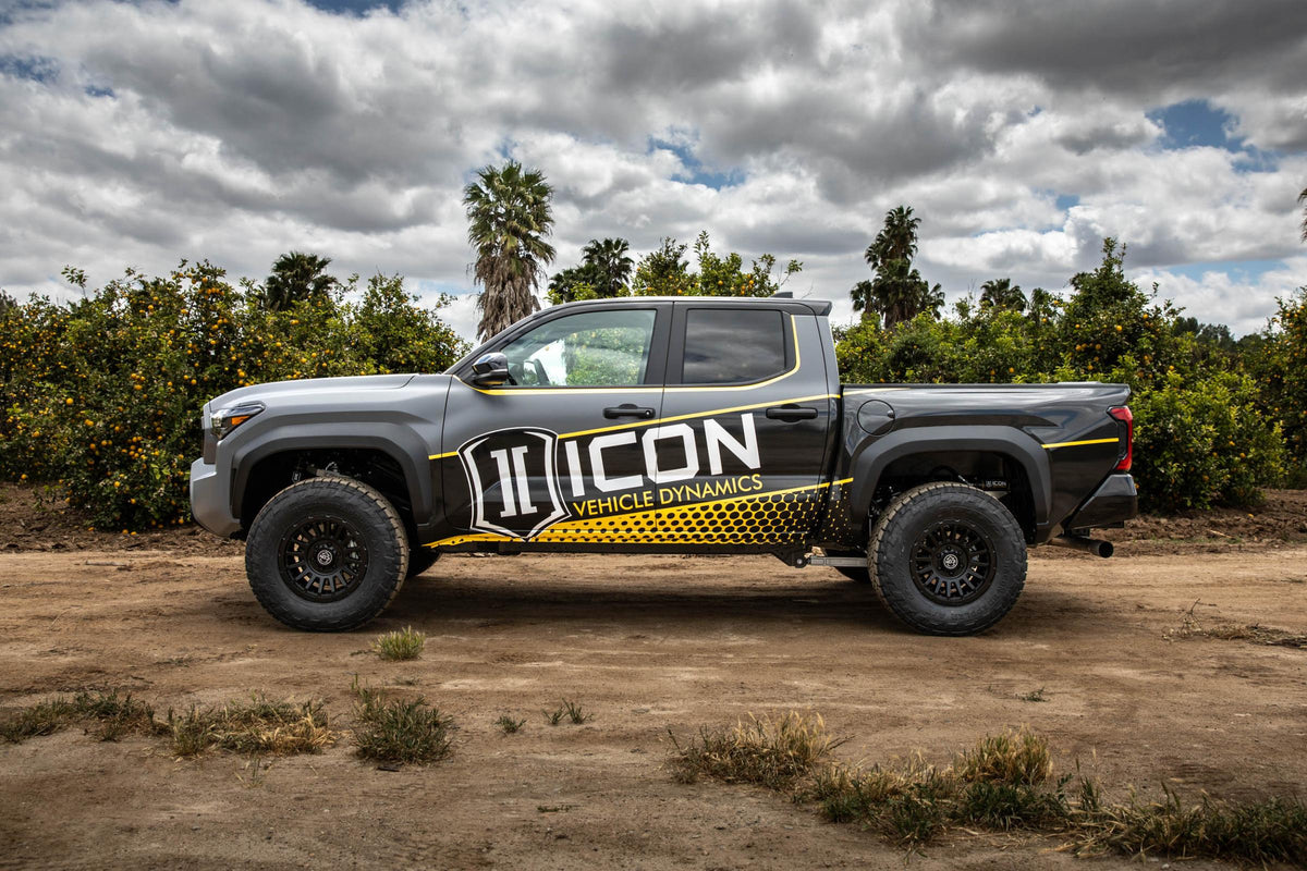 ICON 2024-2025 Toyota Tacoma 1.25-3in Lift Stage 11 Suspension System Billet Overland Rear Springs