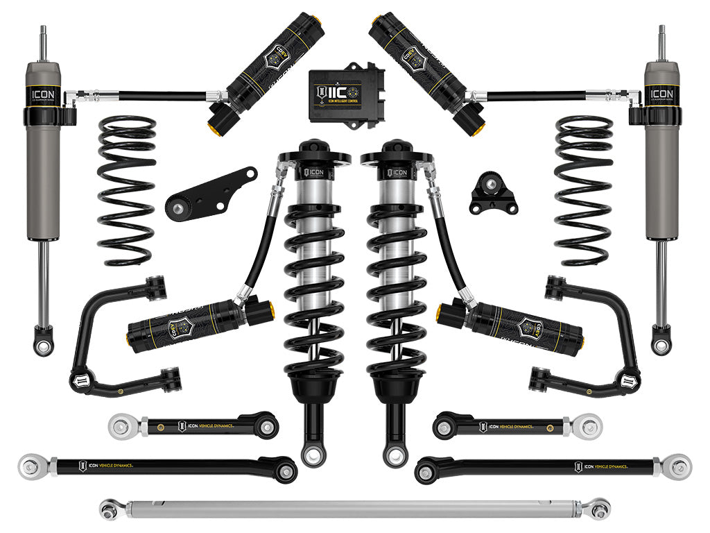 ICON 2024-2025 Toyota Tacoma 1.25-3in Lift Stage 13 Suspension System Tubular Overland Rear Springs