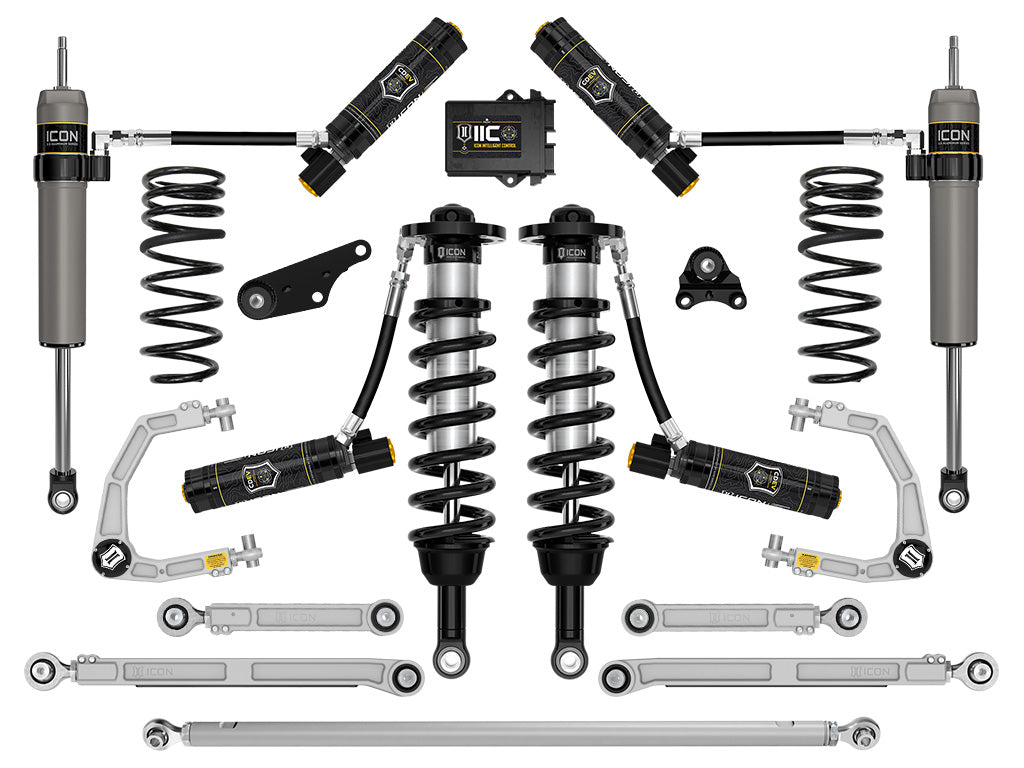 ICON 2024-2025 Toyota Tacoma 1.25-3in Lift Stage 13 Suspension System Billet Overland Rear Springs